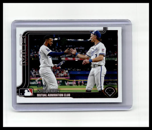 2025 Topps #365 Nice, Bro! Mutual Admiration Club