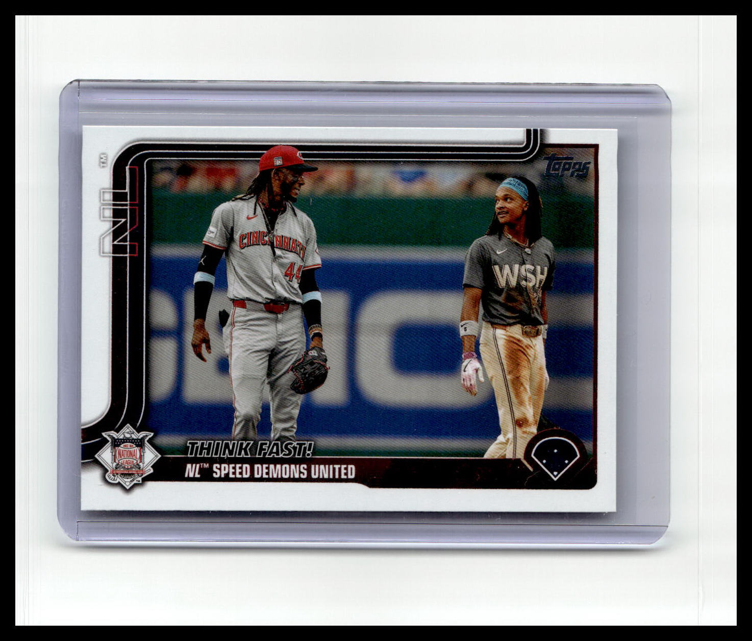 2025 Topps #639 Think Fast! NL Speed Demons United