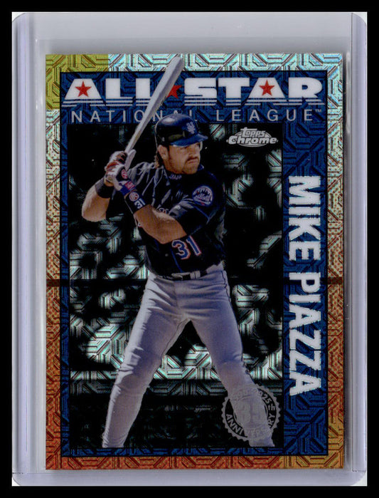 2025 Topps #90ASC-28 Mike Piazza 1990 Topps 35th Anniversary All-Stars Mojo