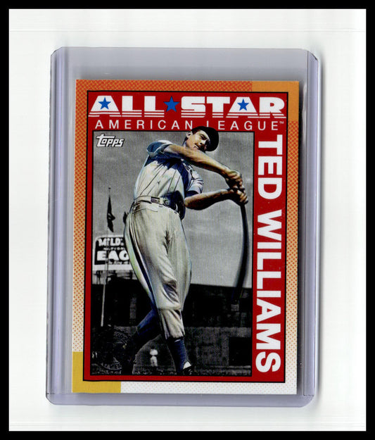 2025 Topps #90AS-8 Ted Williams 1990 Topps Baseball 35th Anniversary All-Stars