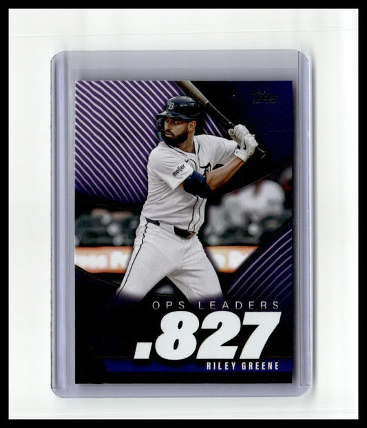 2025 Topps #OPS-24 Riley Greene OPS Leaders