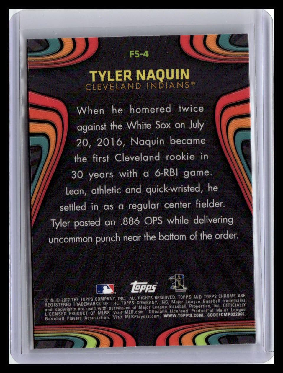 2017 Topps Chrome #FS-4 Tyler Naquin Future Stars