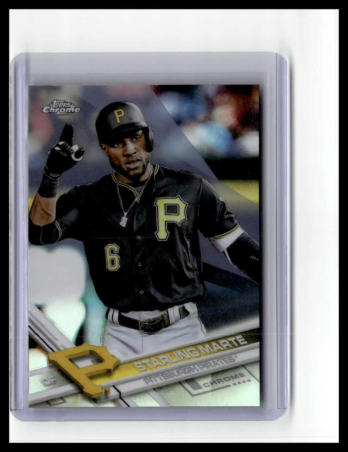 2017 Topps Chrome #35 Starling Marte Refractor