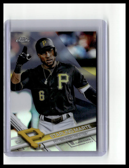 2017 Topps Chrome #35 Starling Marte Refractor