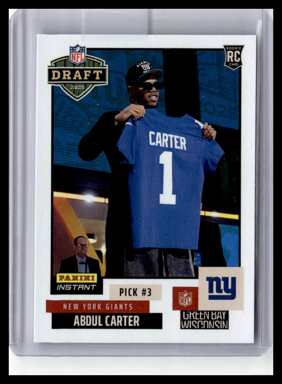 2025 Panini Instant NFL Draft Night #NFLDN-3 Abdul Carter