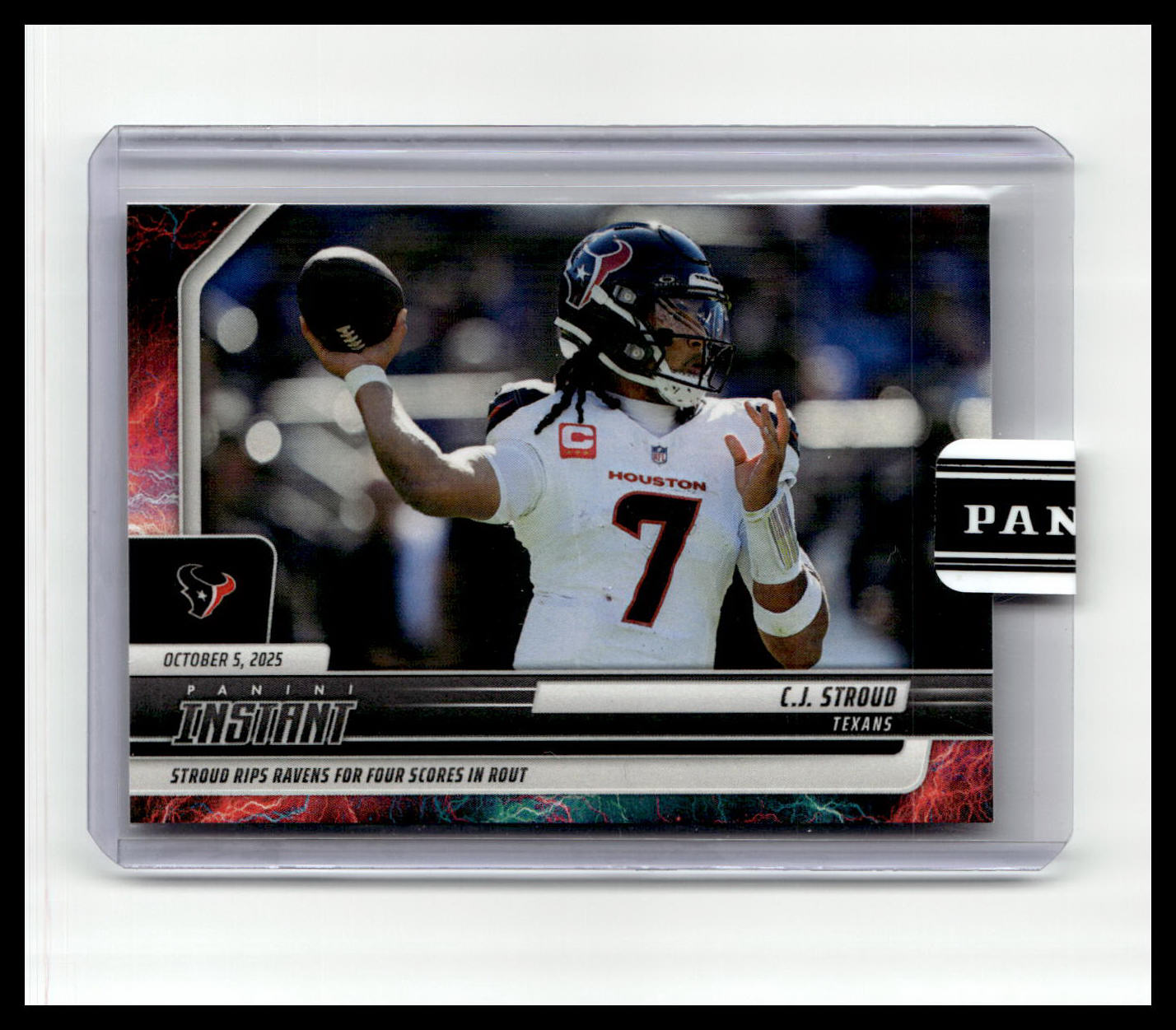2025 Panini Instant NFL #125 CJ Stroud SSP #/5
