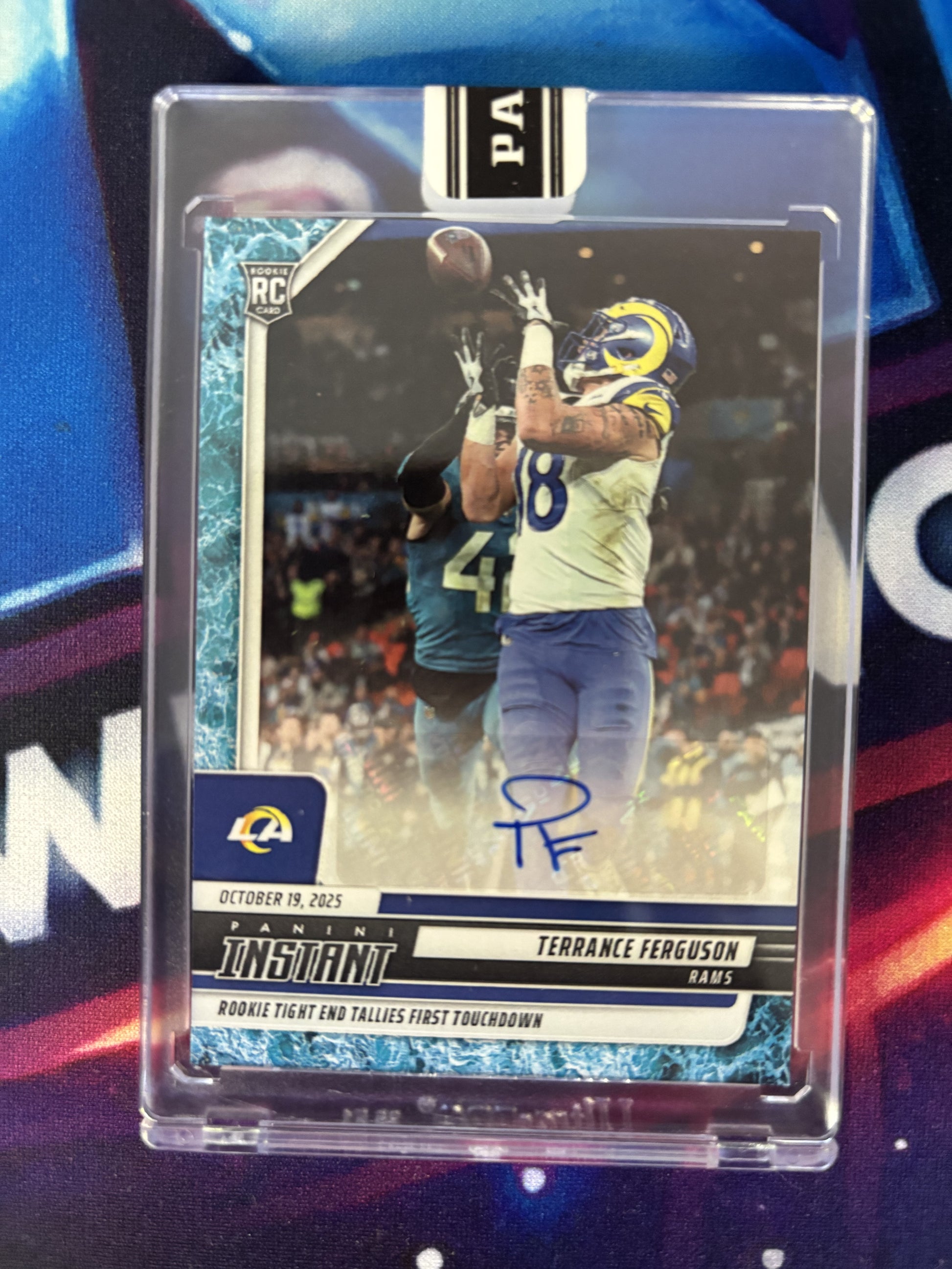 2025 Panini Instant NFL #156 Terrance Ferguson SSP 4/10