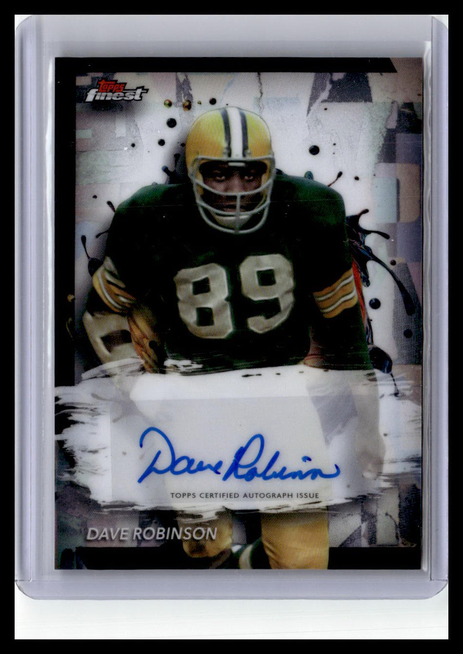 2024 Finest #FA-DR Dave Robinson Finest Autographs