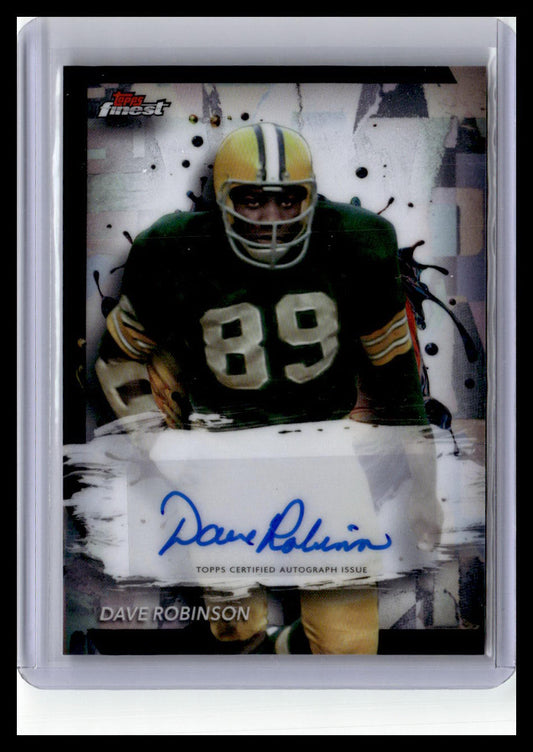 2024 Finest #FA-DR Dave Robinson Finest Autographs