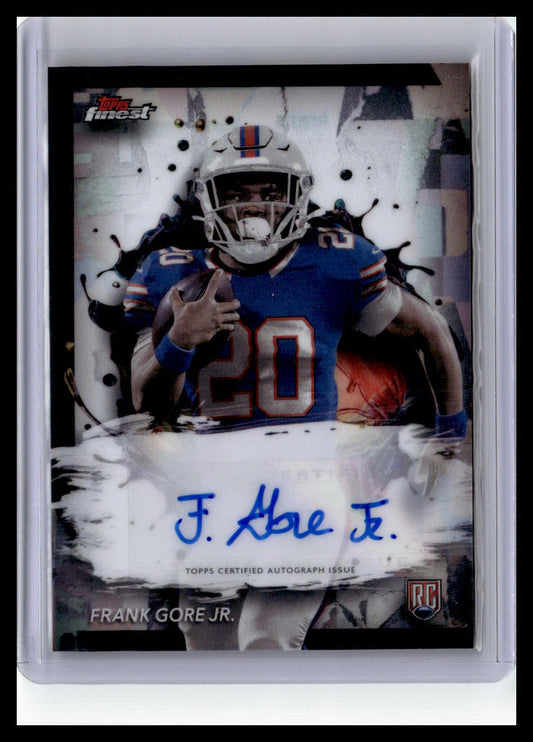2024 Finest #RFA-FG Frank Gore Jr. Rookie Finest Autographs