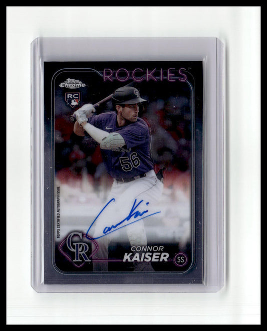 2024 Topps Chrome #RA-CK Connor Kaiser Rookie Autographs