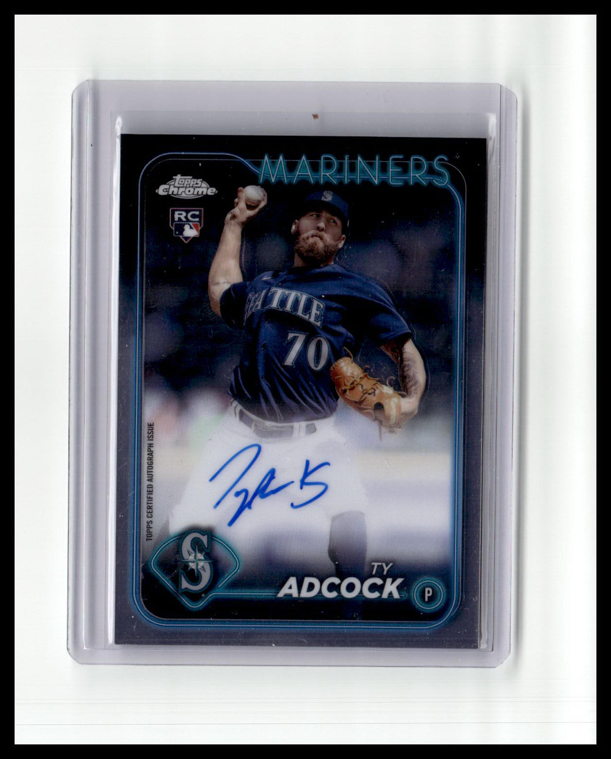 2024 Topps Chrome #RA-TA Ty Adcock Rookie Autographs