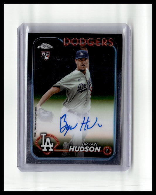 2024 Topps Chrome #RA-BHU Bryan Hudson Rookie Autographs