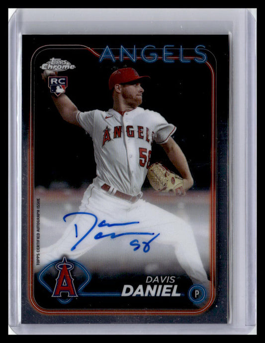 2024 Topps Chrome #RA-DD Davis Daniel Rookie Autographs