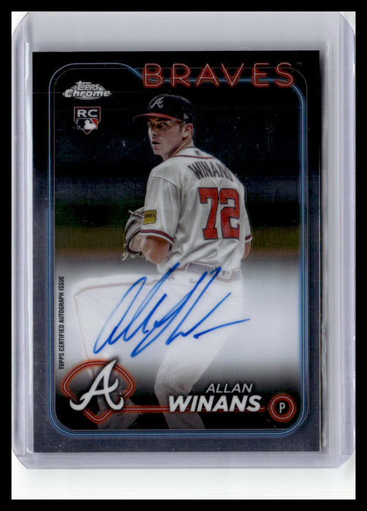 2024 Topps Chrome #RA-AWS Allan Winans Rookie Autographs