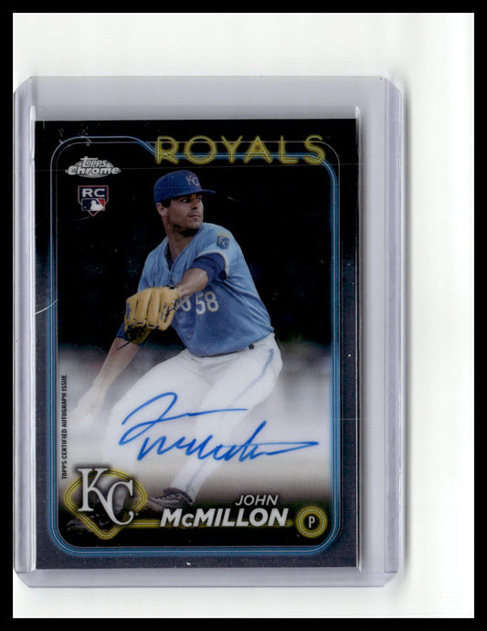2024 Topps Chrome #RA-JMC John McMillon Rookie Autographs