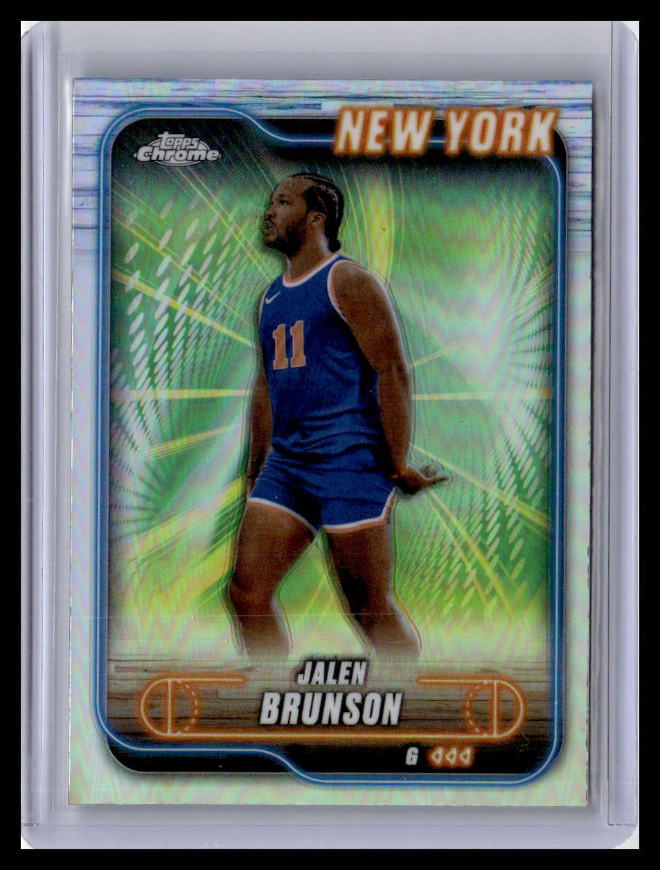 2024-25 Topps Chrome #47 Jalen Brunson Refractor