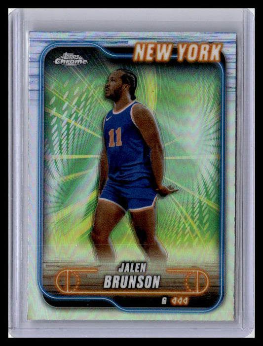 2024-25 Topps Chrome #47 Jalen Brunson Refractor