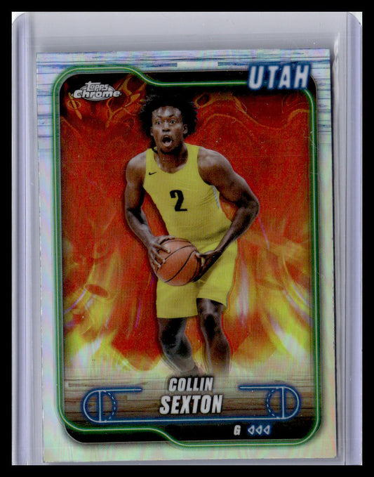 2024-25 Topps Chrome #35 Collin Sexton Refractor