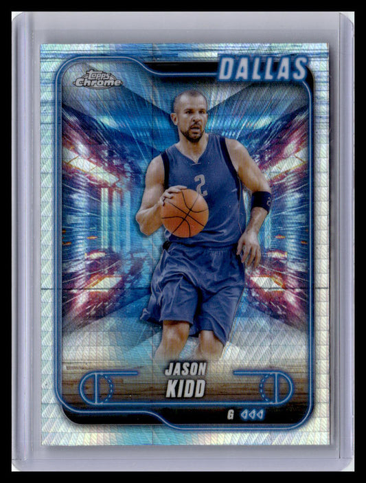 2024-25 Topps Chrome #129 Jason Kidd Prism Refractor
