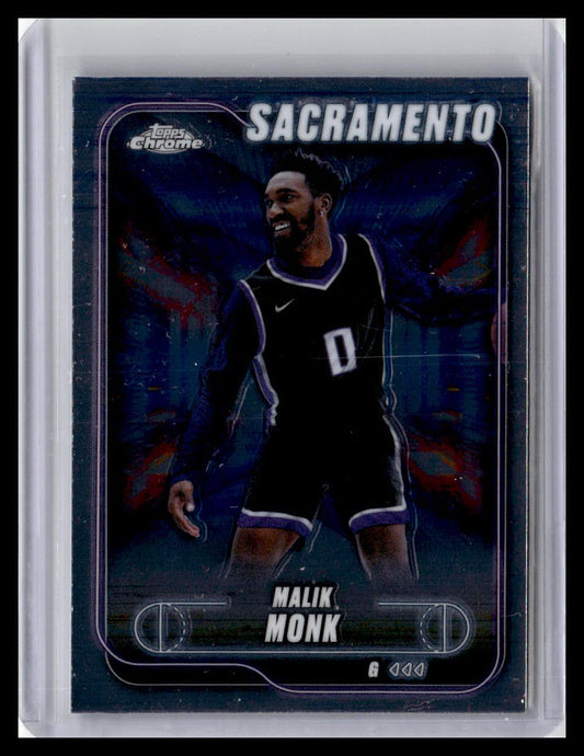 2024-25 Topps Chrome #141 Malik Monk Refractor