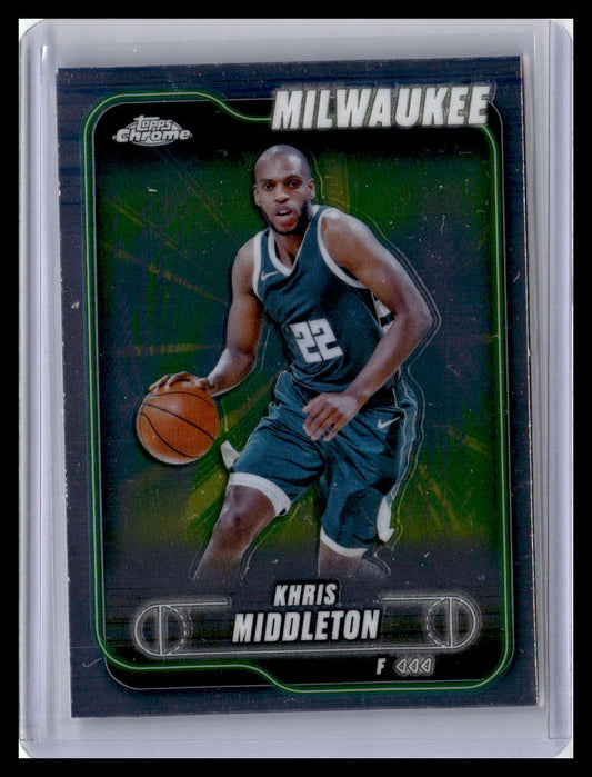 2024-25 Topps Chrome #75 Khris Middleton