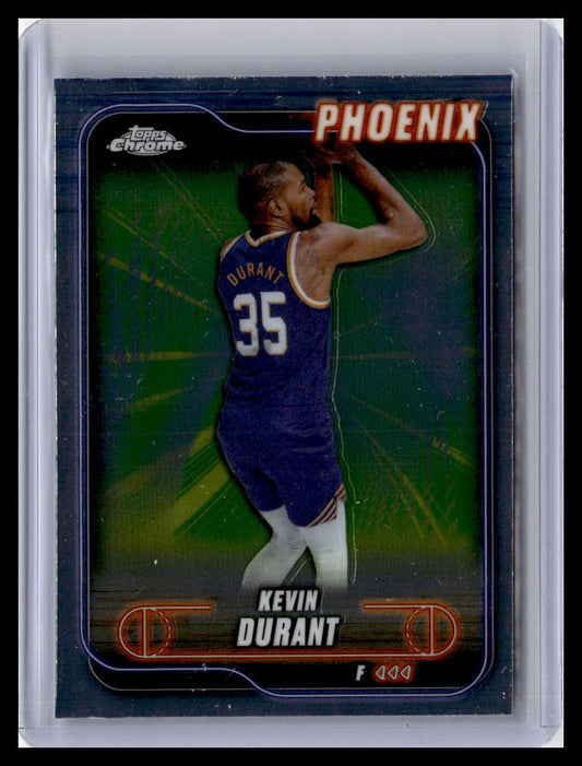 2024-25 Topps Chrome #101 Kevin Durant Refractor