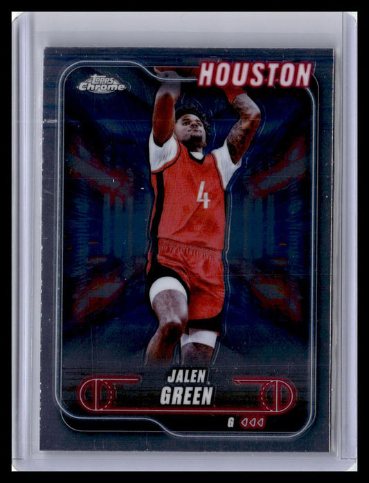2024-25 Topps Chrome #199 Jalen Green Refractor