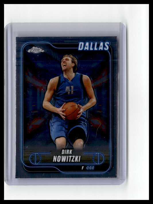 2024-25 Topps Chrome #197 Dirk Nowitzki Refractor