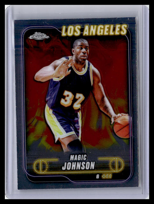 2024-25 Topps Chrome #59 Magic Johnson Refractor