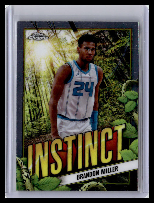 2024-25 Topps Chrome - Instinct #INS-14 Brandon Miller