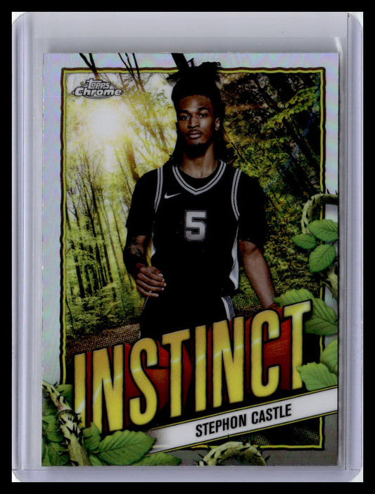 2024-25 Topps Chrome - Instinct Refractor #INS-28 Stephon Castle