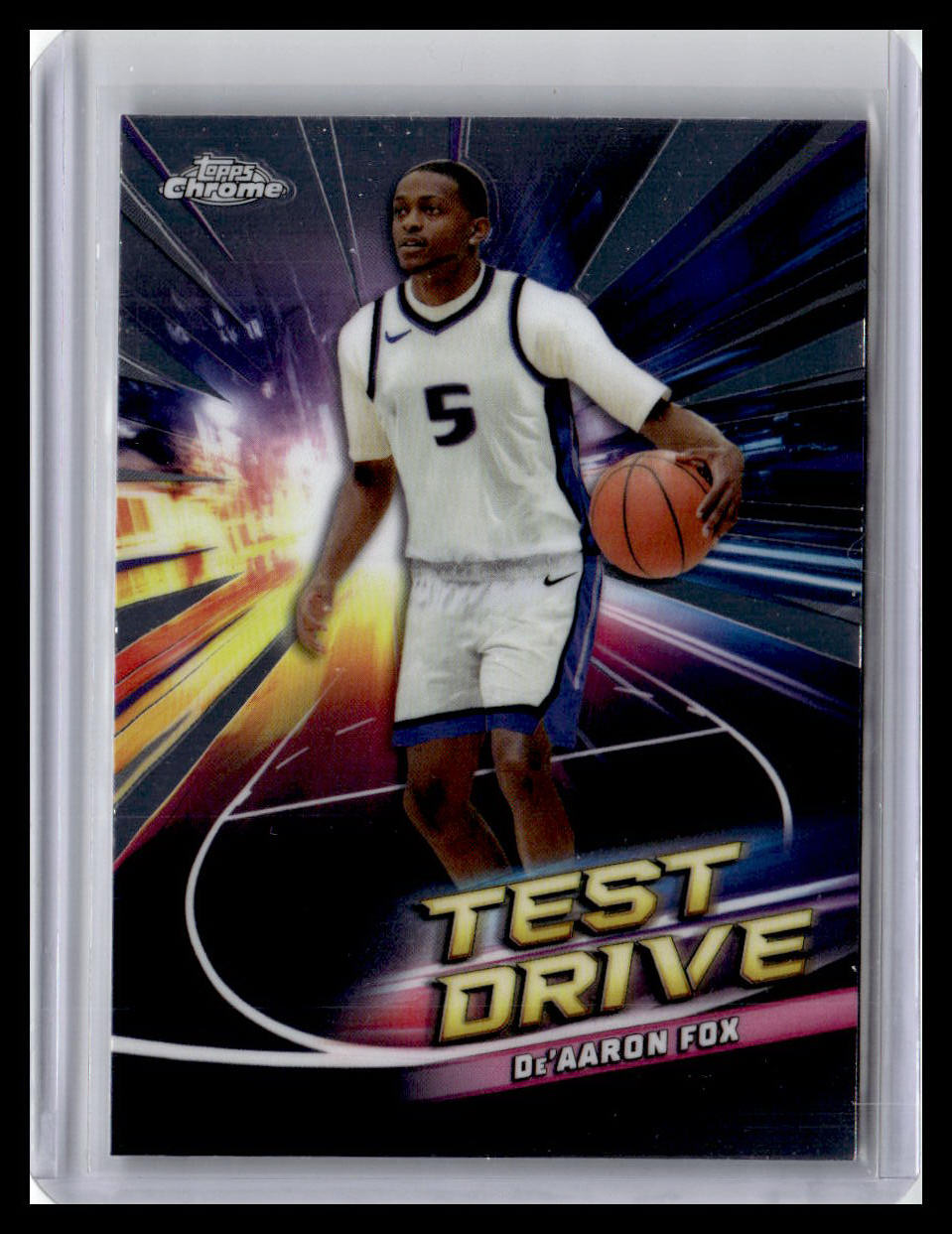 2024-25 Topps Chrome - Test Drive Refractor #TD-19 De'Aaron Fox
