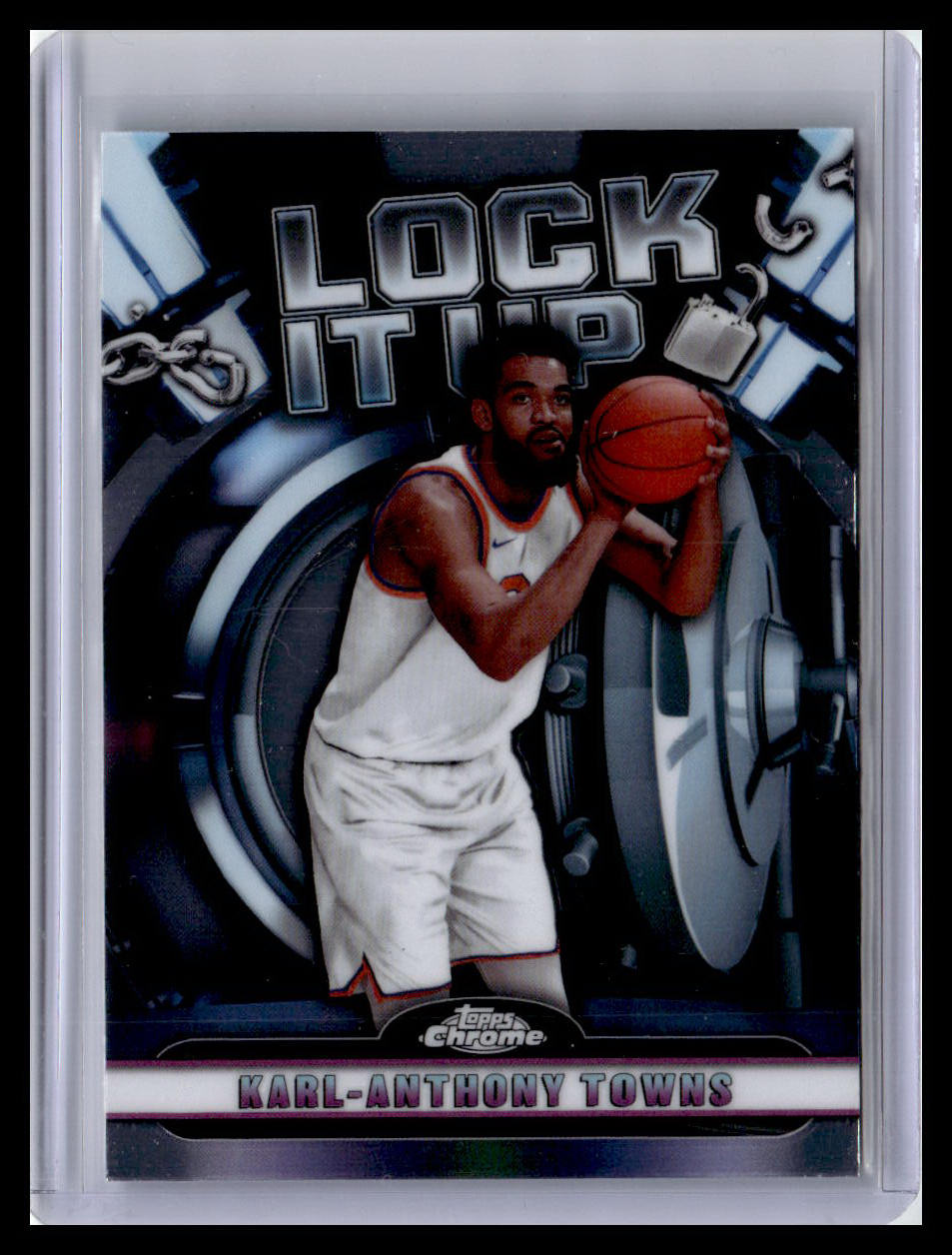 2024-25 Topps Chrome - Lock It Up #LIU-6 Karl-Anthony Towns