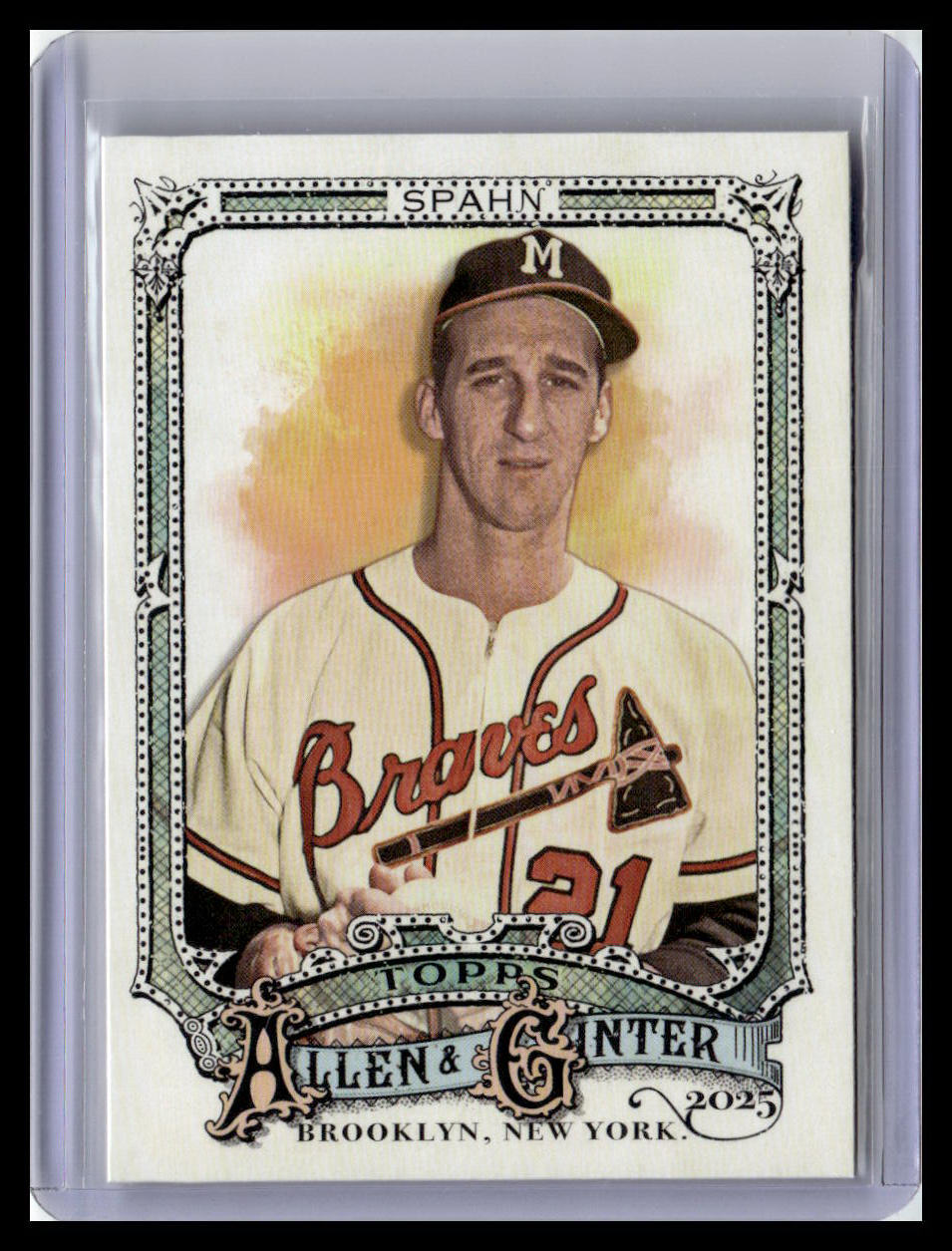 2025 Topps Allen & Ginter #33 Warren Spahn