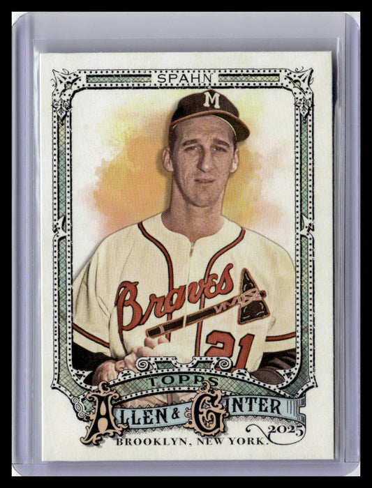 2025 Topps Allen & Ginter #33 Warren Spahn