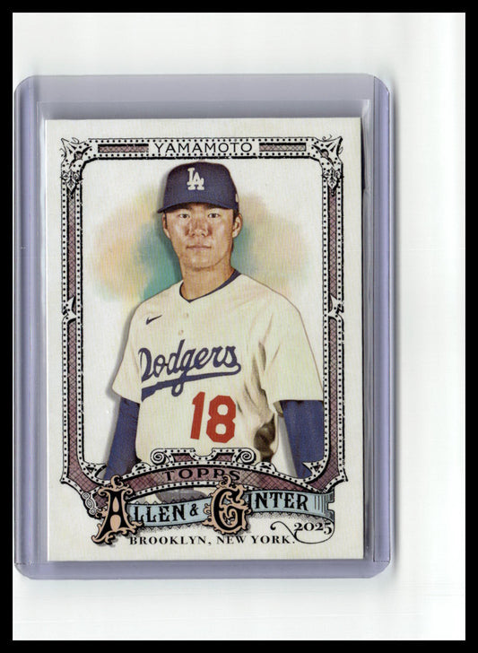 2025 Topps Allen & Ginter #138 Yoshinobu Yamamoto
