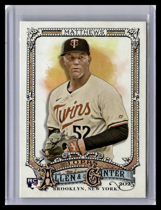 2025 Topps Allen & Ginter #235 Zebby Matthews