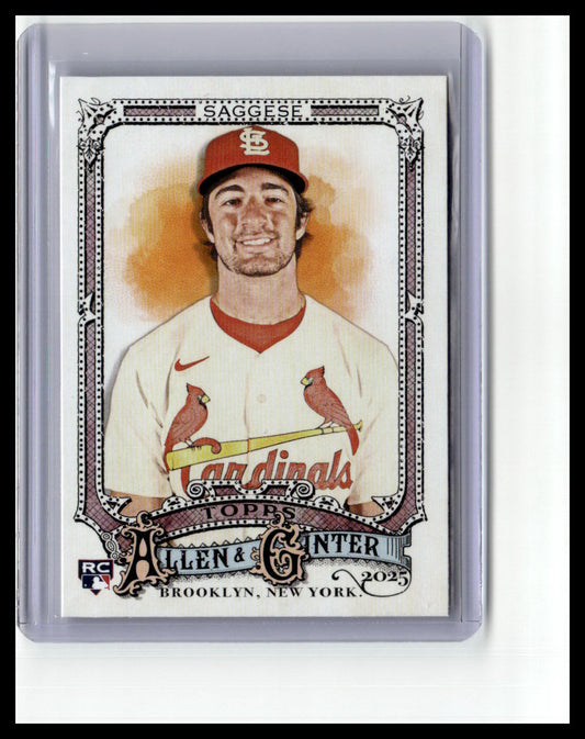 2025 Topps Allen & Ginter #127 Thomas Saggese