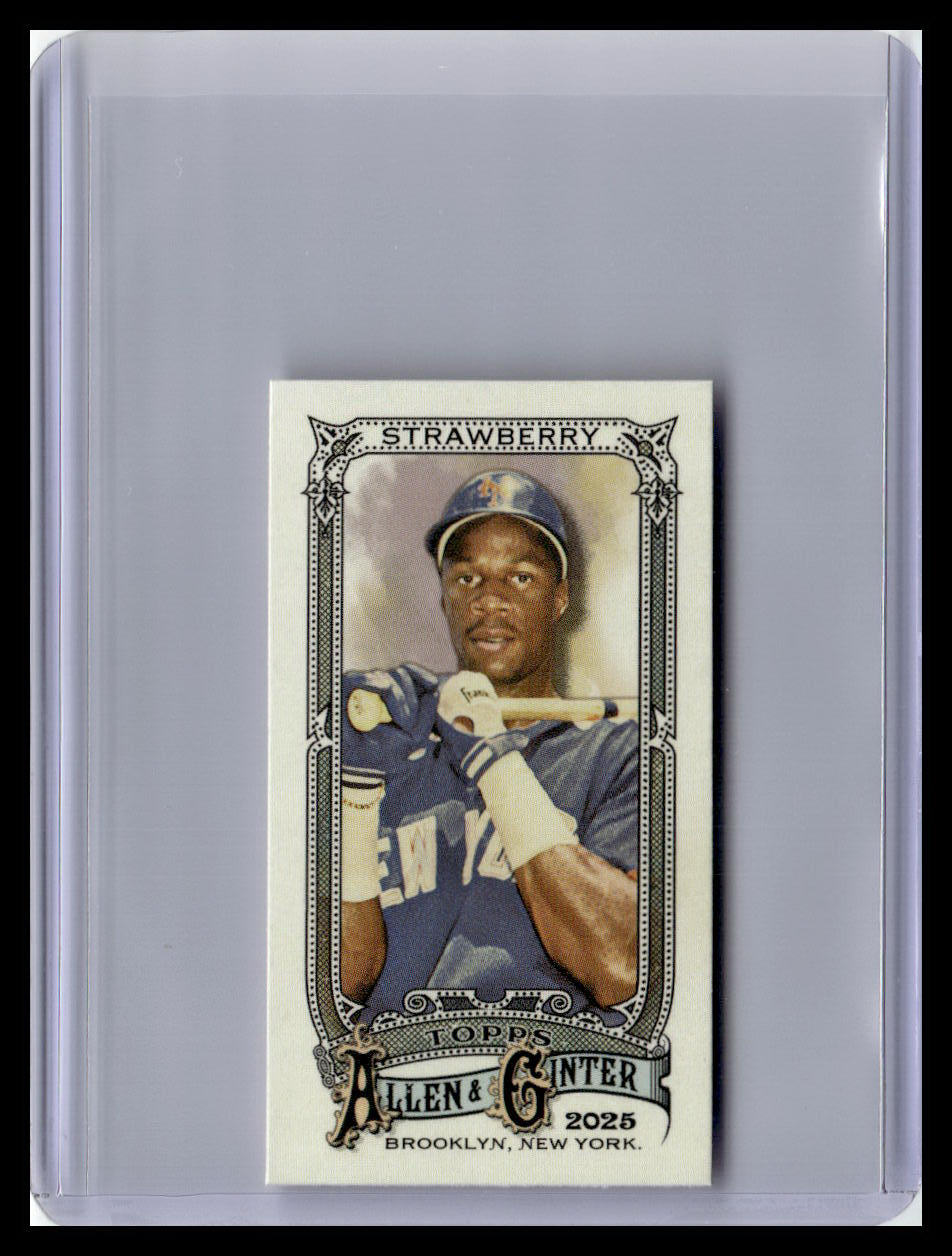 2025 Topps Allen & Ginter #192 Darryl Strawberry Mini