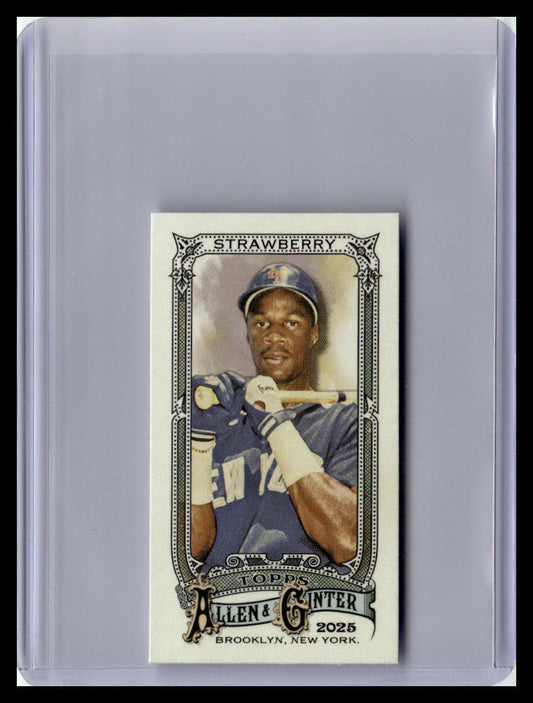 2025 Topps Allen & Ginter #192 Darryl Strawberry Mini