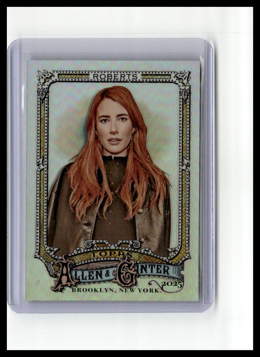 2025 Topps Allen & Ginter #286 Emma Roberts Chrome