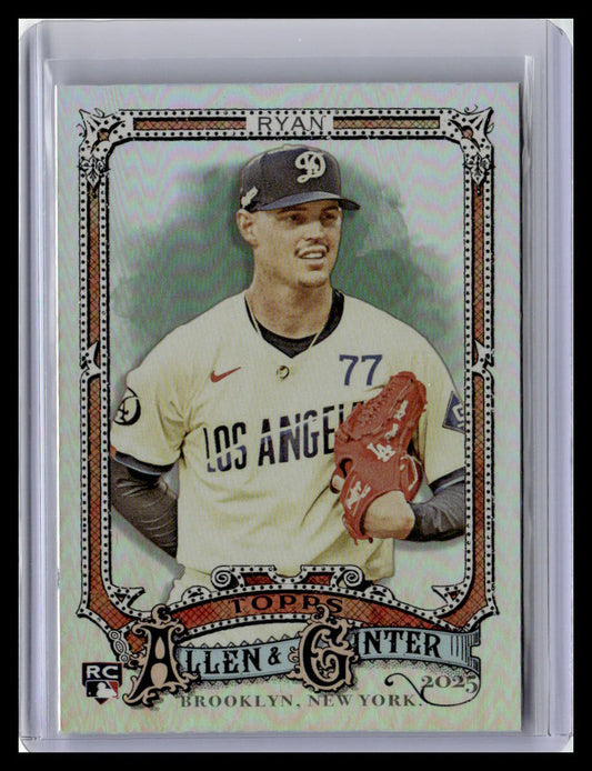 2025 Topps Allen & Ginter #226 River Ryan Silver Portrait