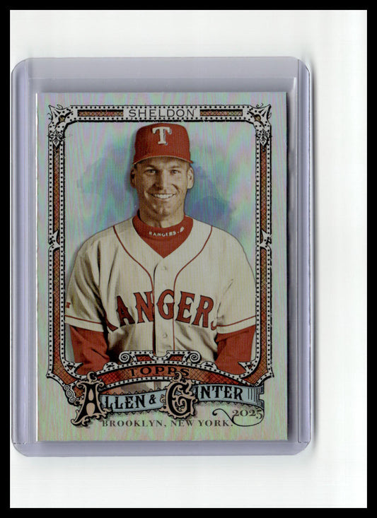 2025 Topps Allen & Ginter #214 Scott Sheldon Silver Portrait