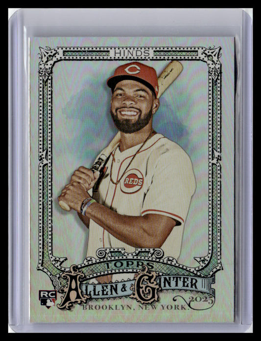 2025 Topps Allen & Ginter #126 Rece Hinds Silver Portrait