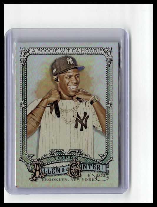2025 Topps Allen & Ginter #270 a Boogie wit da Hoodie Chrome Refractor