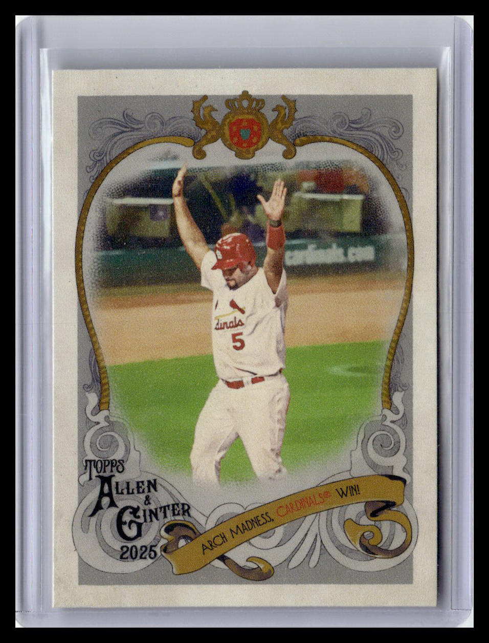 2025 Topps Allen & Ginter #SV-10 Albert Pujols Sweet Victory