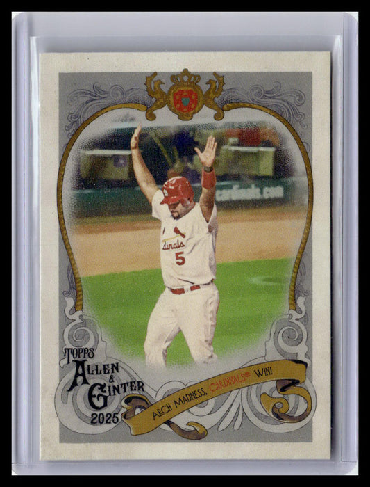 2025 Topps Allen & Ginter #SV-10 Albert Pujols Sweet Victory