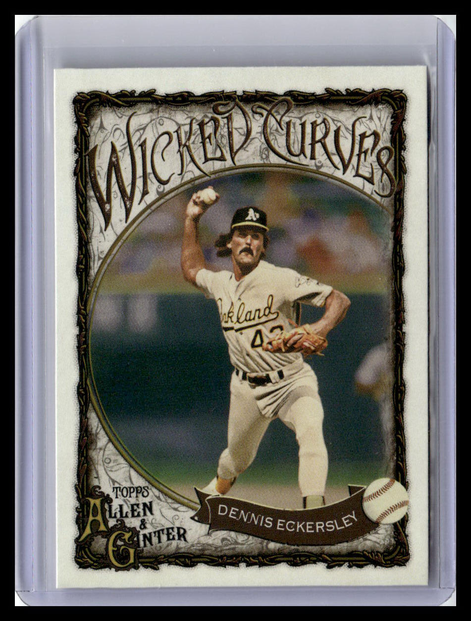 2025 Topps Allen & Ginter #WC-20 Dennis Eckersley Wicked Curves
