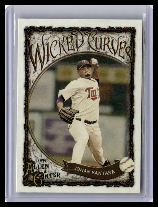 2025 Topps Allen & Ginter #WC-13 Johan Santana Wicked Curves